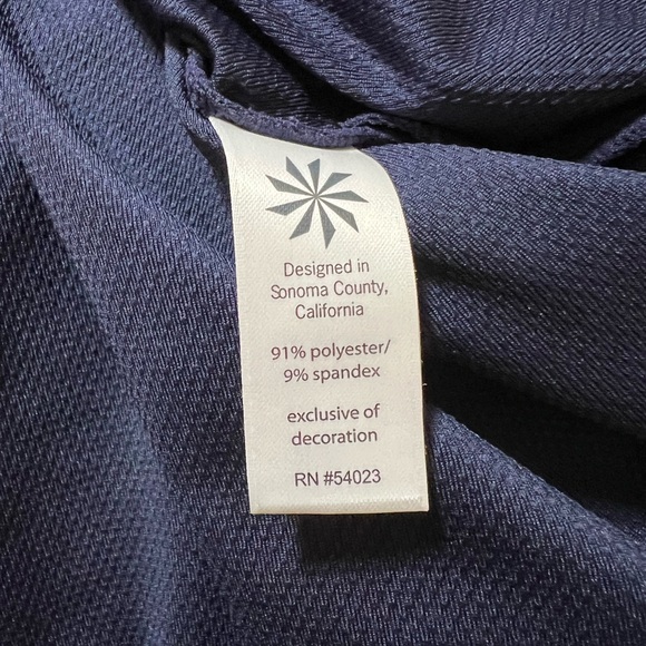 ATHLETA Navy Wick It Wanderer Swimsuit Coverup - Picture 5 of 13